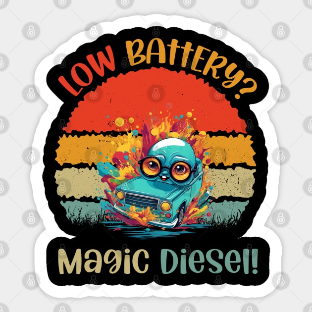 Magic Diesel Sticker by FehuMarcinArt